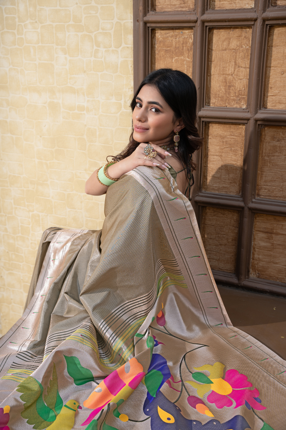 sreevia paithani saree