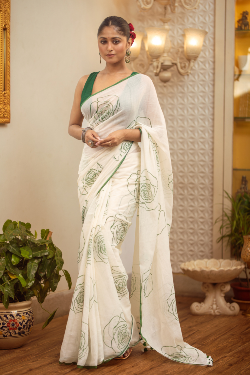 sreevia cotton saree